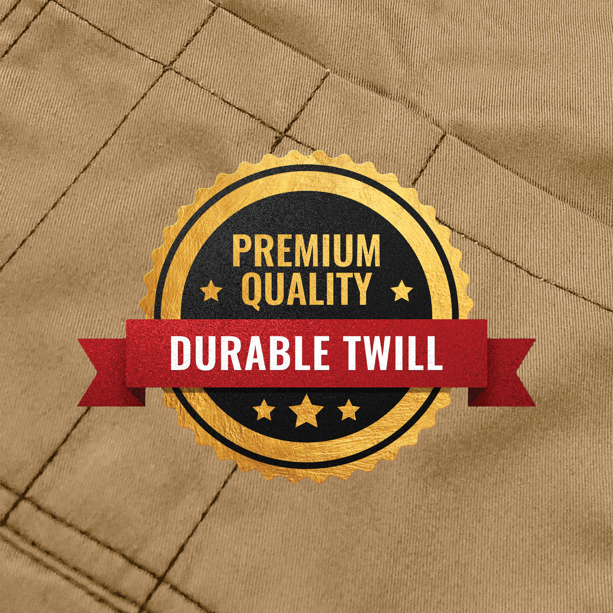 Pottery Apron – Full Split-Leg - Pro Denim & Twill – Cross-back, Leather Reinforcement - Ceramics - Under NY Sky