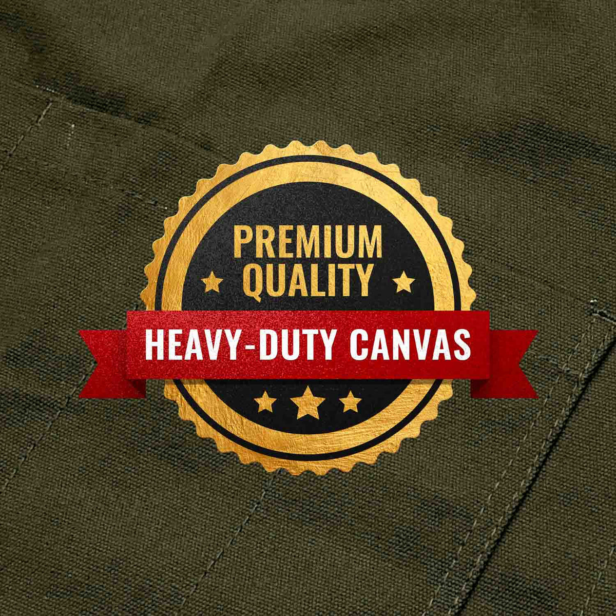 Utility Apron - Heavy-Duty Canvas, Folds into Knife Roll, Leather Trim - Chef, BBQ, Butcher - Under NY Sky
