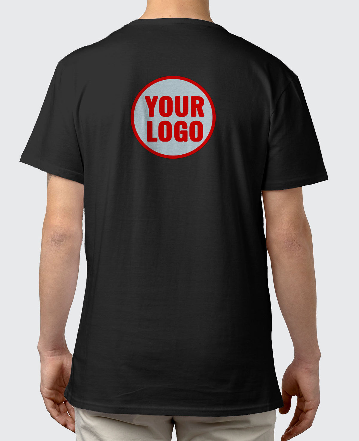 T-Shirt with Center Back Print - Under NY Sky