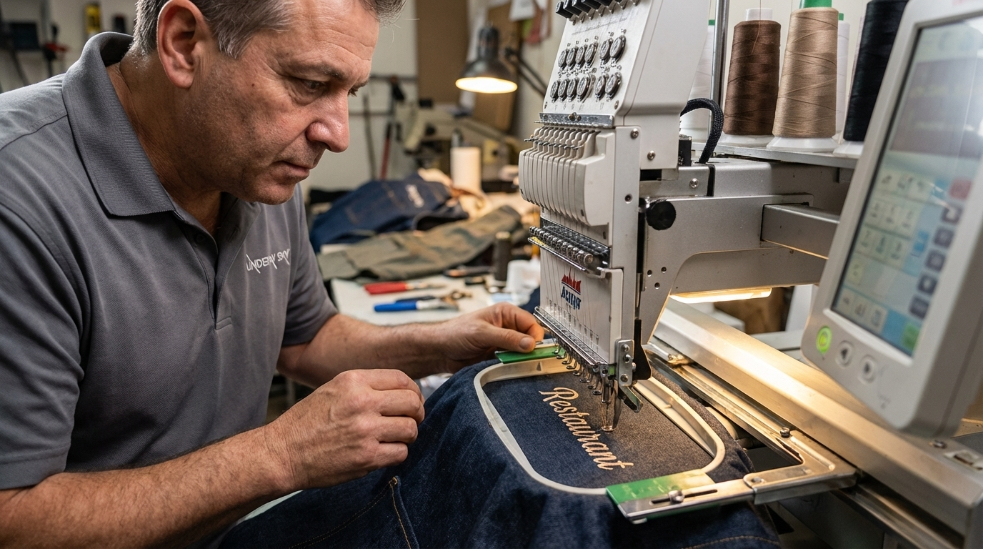 Beyond the Threads: Why Custom Embroidery for Aprons is Your Best Brand Ambassador