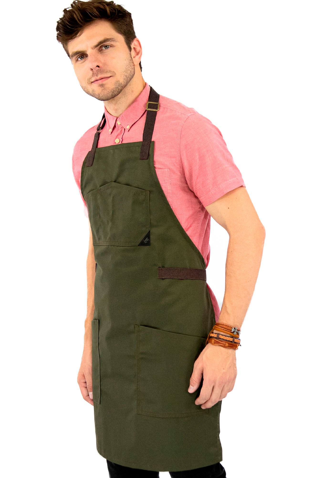 Chef Apron – Smart Pockets - Pro Chef, Cook, Barista, Bartender Blue Denim