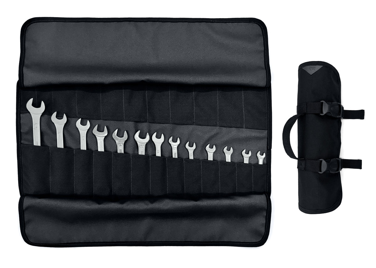 Tool Roll Organizer, Oxford Canvas, Heavy-Duty Wrench Bag, Hand Tool Pouch - Mechanics, Electricians - Under NY Sky