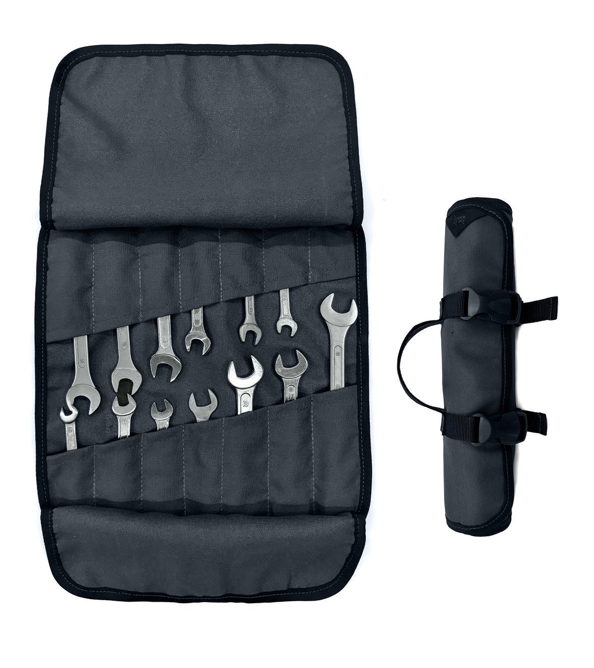 Tool Roll Organizer, Oxford Canvas, Heavy-Duty Wrench Bag, Hand Tool Pouch - Mechanics, Electricians - Under NY Sky