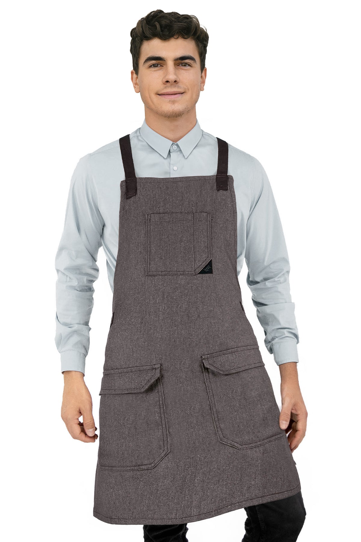 Work Apron - Adjustable for Men, Women - Cook, Chef, Server, Baker, Barista Shop, Restaurant, Coffee  - Under NY Sky