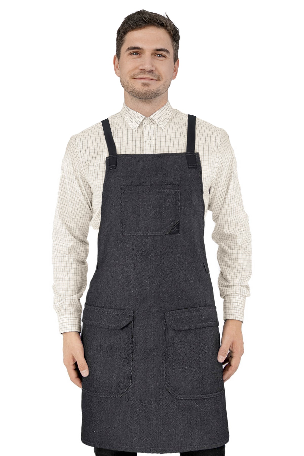 Work Apron - Adjustable for Men, Women - Cook, Chef, Server, Baker, Barista Shop, Restaurant, Coffee  - Under NY Sky