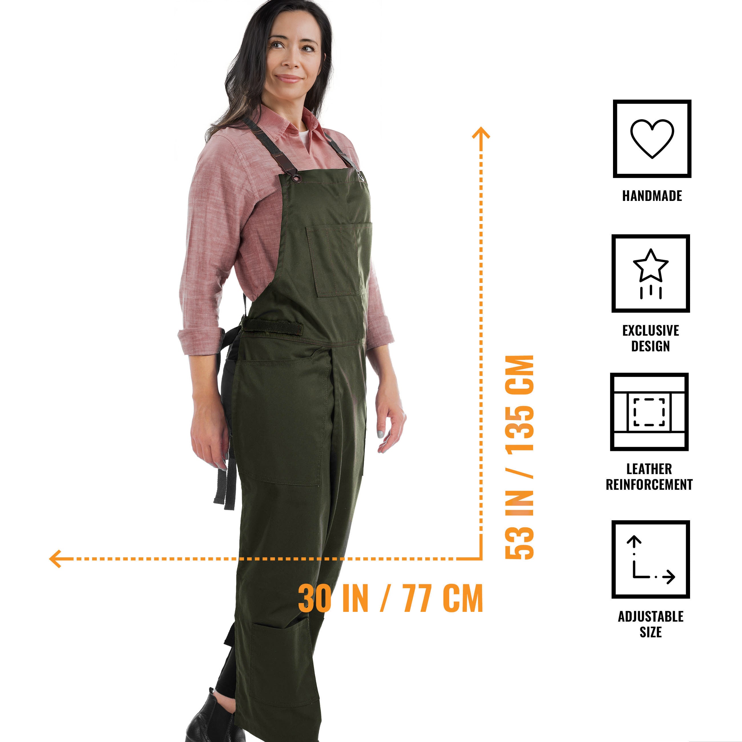 バッグ pheeny 23SS Cotton nylon dump apron Amazon.com: Under NY Sky Cargo Green Apron – Cross-Back with