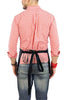 Waist Apron - 3 pockets, Durable Twill - Half Apron - Server, Waiter, Waitress, Bartender, Shop, Restaurant, Bistro Aprons - Gray - Under NY Sky - Apron's back vision