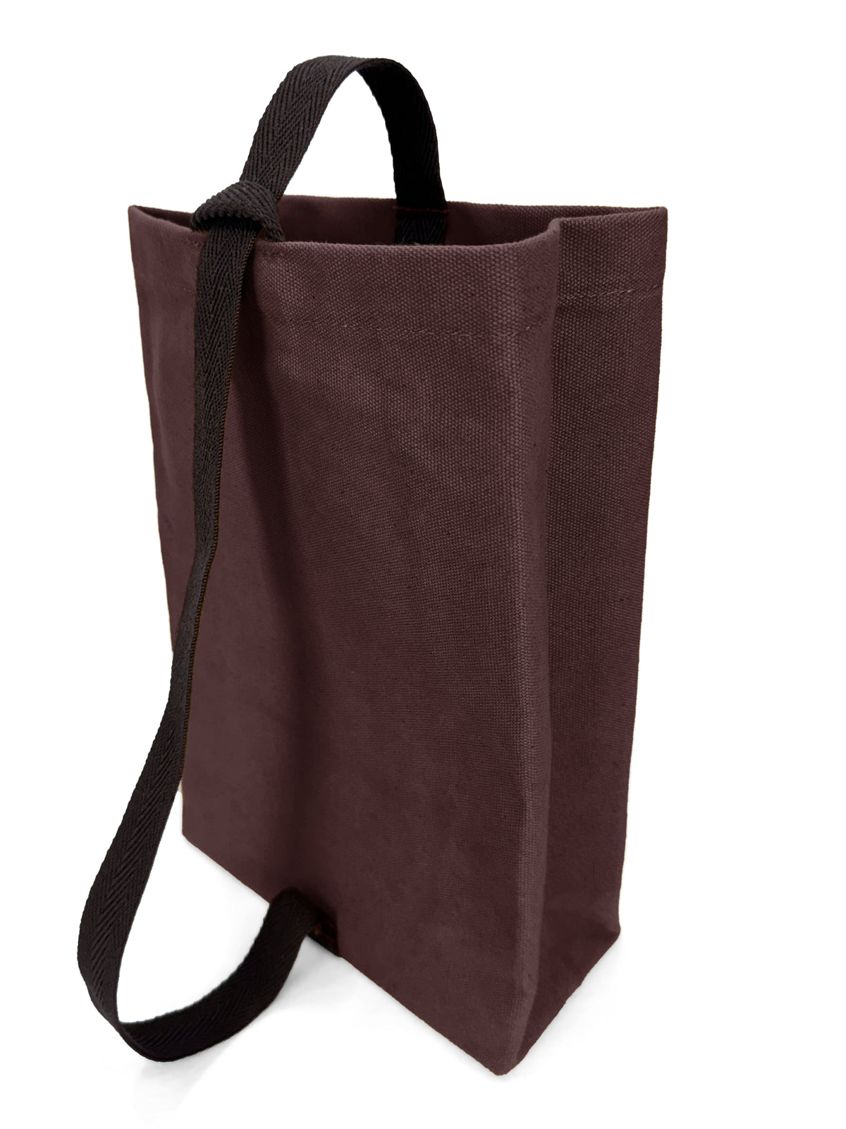 Wine Tote Bag, Portable Canvas Carrier w/ Shoulder Strap, Lightweight, Wine Gift for Travel &amp; Picnic -  Under NY Sky