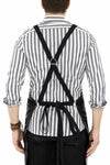 Salon Apron - CrossBack, Water Resistant, Adjustable, SplitLeg - Hairstylist, Barber, Shop - Under NY Sky