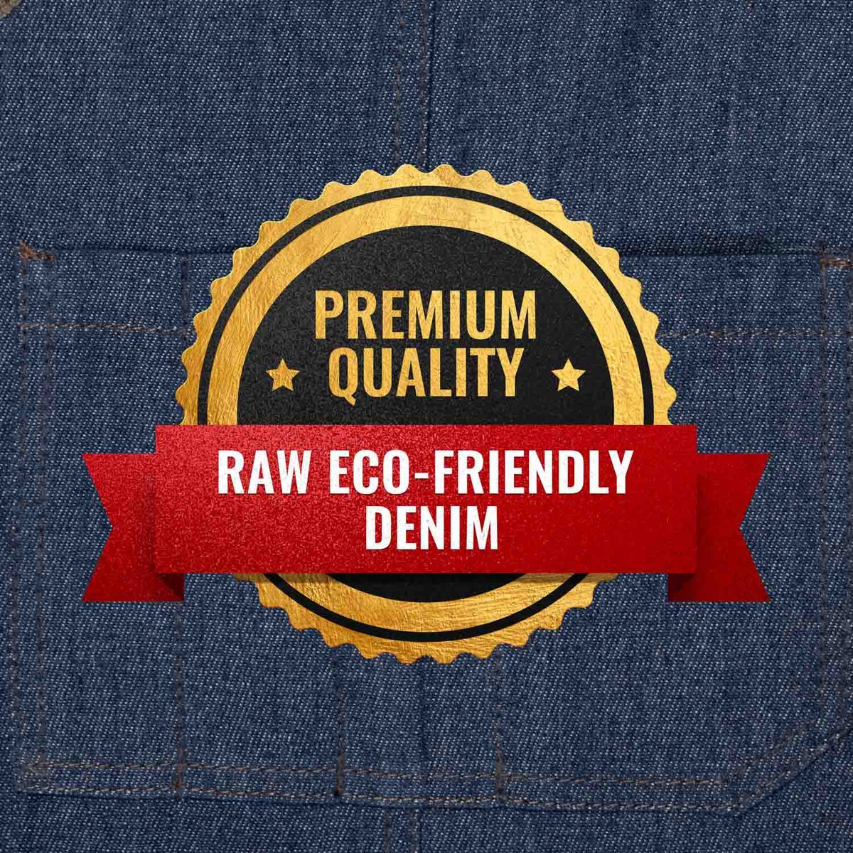 Denim Apron - Easy-Fastening, Leather Trim, Adjustable - Chef, Bartender, BBQ, Shop, Barber, Salon - Under NY Sky