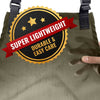 Super Light Apron - Pocket, Towel Loop, Leather Reinforcement - Kitchen Bib Apron - Cook, Chef, Server, Barista - Under NY Sky