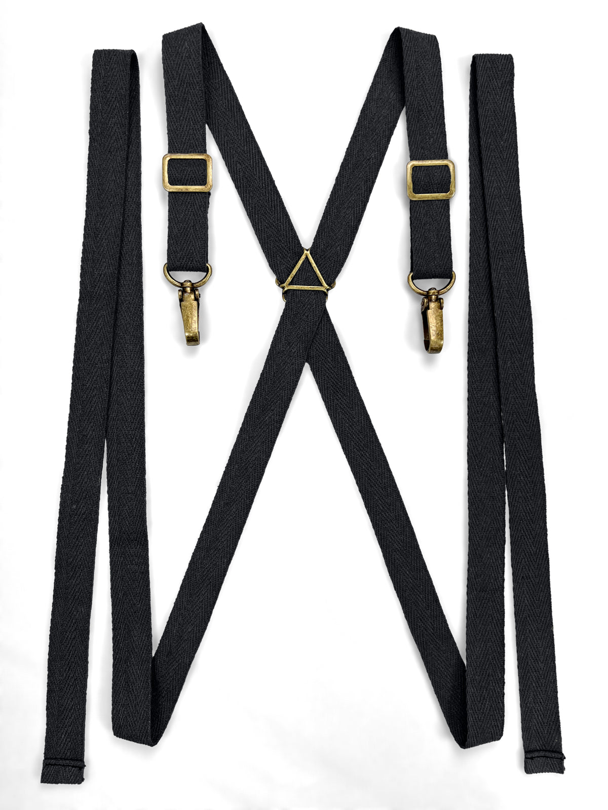 Strap Set for Aprons - Cross-Back, Over the Shoulders - Clasps and Regulation Hardware for Aprons UNYS