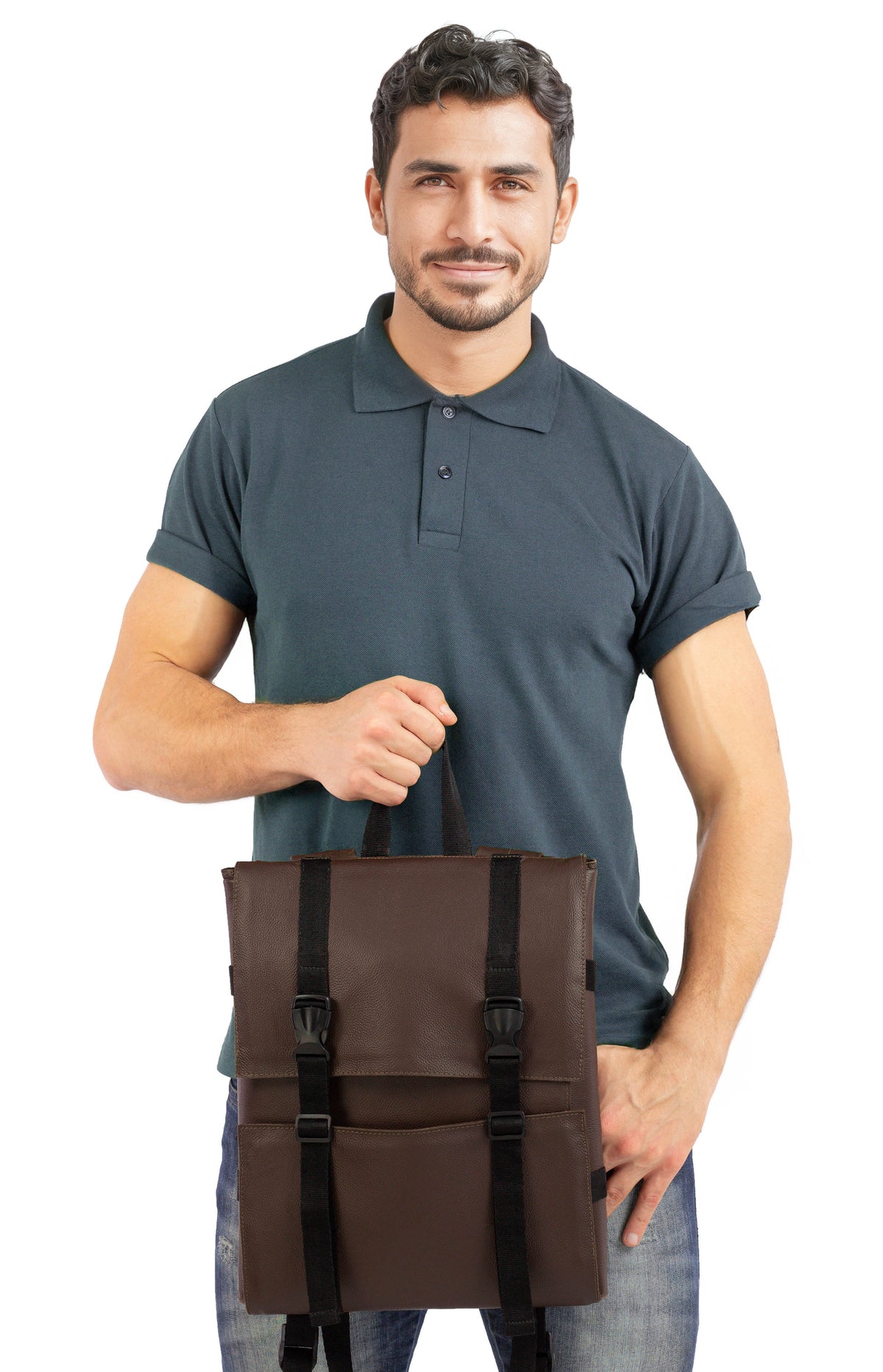 Knife Bag - Real Leather - 13 Knife Slots, 2 Zipped Pockets, Laptop Pocket - Expandable - Under NY Sky