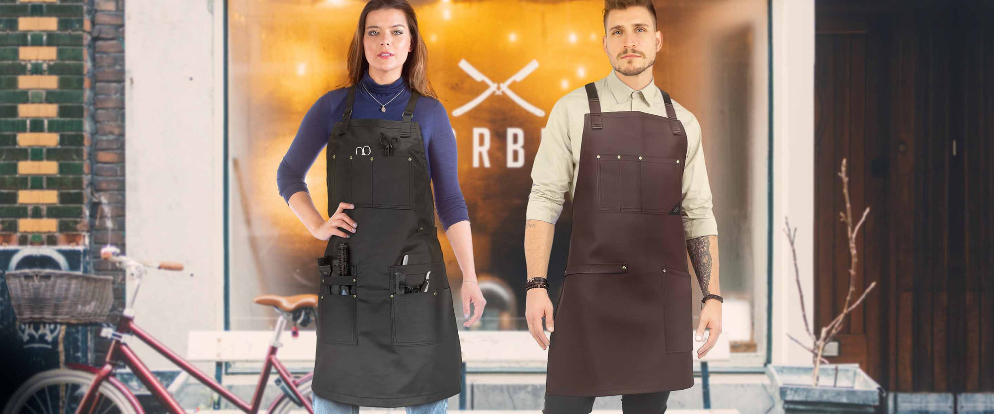 Under NY Sky Barber Apron Collections