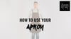 Work Apron - Professional Denim & Twill, Leather Trim, CrossBack, Chef, Bartender, Shop, Server